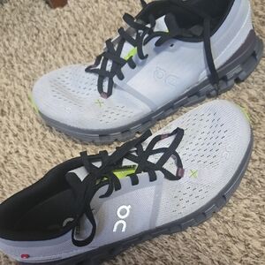 On Running Shoes with Black and Gray Accents